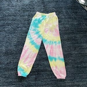 Tie dye sweat pants